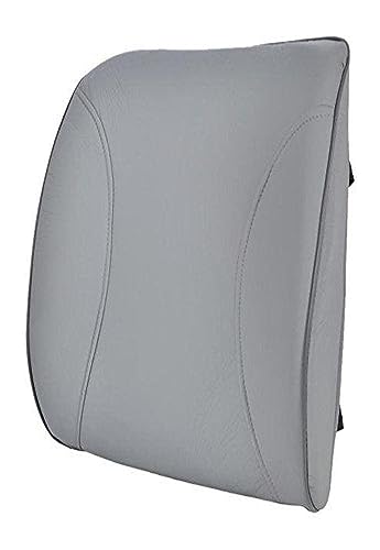 BDK BS-300-GR Durable Foam Lumbar Support 3D Balanced Firmness Cushion-Lower Back Pain Relief-Best for Office Chair, Car Seat, Recliner, Gray - color: Gray