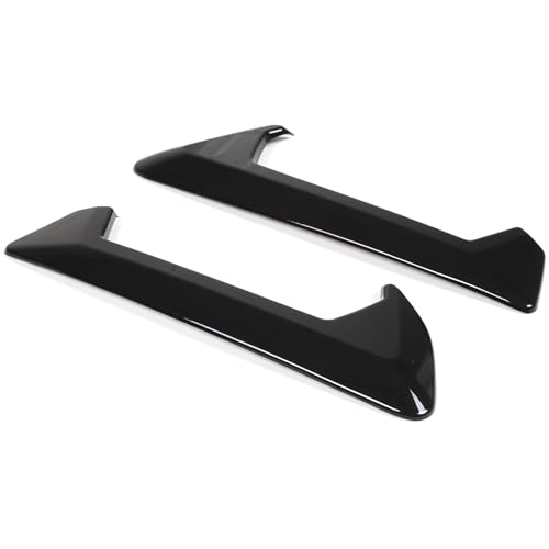 Side Fender Vent Decoration Trim Compatible with BMW X5 G05 2023 2024 Spoiler Body Decoration Cover, Air Flow Intake Hole Grille Exterior Accessories (Piano Black)