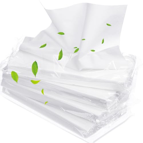 Mudder 4 Packs Car Tissue Refills, Car Napkin Holder Refill Facial Auto Visor Travel Tissues 3-ply 30 Sheets/Pack, Smooth and Soft