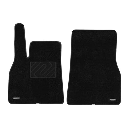 WENNEBIRD Superior Carpet Front Row Floor Mats for 2021-2026 Tesla Model S, 0.6-Inch Ultra-Thick, Noise-Reducing, All-Weather Waterproof Anti-Slip – 2-Pc Set - size: 2021-2026 Model S 2-Pc Set