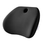 Road Comforts Memory Foam Lumbar Support Pillow – Ergonomic Back Cushion for Office, Car, Home & Travel – Lower Back Pain Relief, Removable Washable Cover (Black)