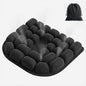 Inflatable Travel Seat Cushion for Airplane - Portable Air Pad with Built-in Pump for Long Flights & Car Rides - Ergonomic Tailbone Pain Relief for Office Chair, Wheelchair, Stadium - size: 17"x18.5"