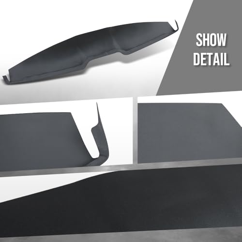 G-PLUS TPE Dashboard Panel Dash Cover Compatible with Ford Mustang 2005 2006 2007 2008 2009, Gray