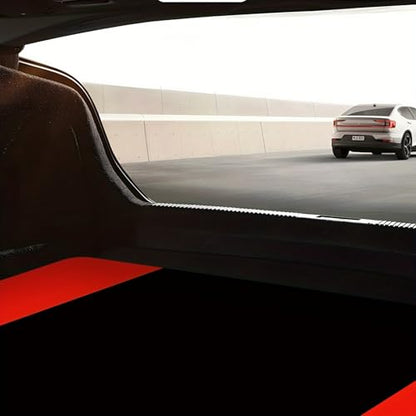 Universal Car Trunk Mat 29" x 39", Red Stripes Print All Weather Trunk Protection Cargo Liner,Durable Cargo Mat Rear Trunk Liner, Stylish Vehicle Interior Accessories Suitable for Most Car Models - color: Red Stripes