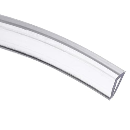 uxcell Clear Edge Trim, 13.1Ft Silicone U Channel Edge Protector, Edges Guards Fits 1/32"-3/32" for Car Doors Sheet Metal Parts (1/4" W x 3/8" H) - size: 13.1Ft x 1/4" x 3/8", Fits 1/32"-3/32"