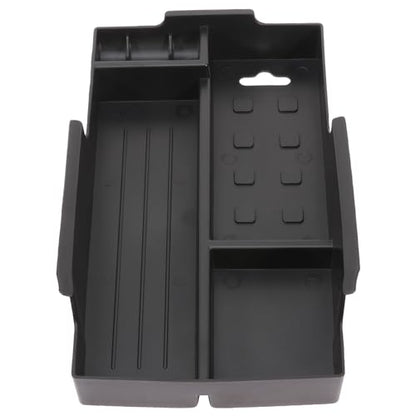 Car Center Console Organizer Tray Armrest Insert Storage Tray Accessories Compatible with Toyota Camry 2012-2015 (Black)