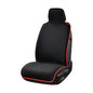 Car seat cover, waterproof protection seat cushion, anti-skid seat cushion, portable and durable dog pet seat cushion, diving material, all season universal seat cover, van, truck, SUV car Red border - color: red