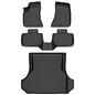 AIPOIL® Floor Mats & Cargo Liner Set for 2011-2023 Dodge Charger RWD & Chrysler 300 RWD (NOT for AWD) All Weather Protection TPE Anti-Slip Automotive Full Set Custom Car Mats Accessories - Black - style: 34) For Charger RWD 2011-2023 Full Set