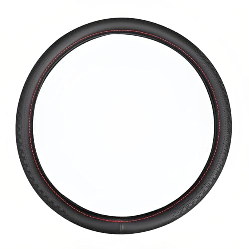 18 Inch Steering Wheel Cover for Semi Trucks - Premium Soft-Touch Faux Leather with No-Slip Grip, Fits Big Rig, RV & 18 Wheeler (Black, 18 inch)