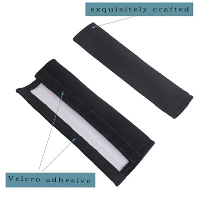 2-Piece Seat Belt Cushion and Backpack Cushion, Making Your Driving and Travel More Comfortable, Suitable for Most Car Models and Backpacks
