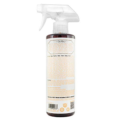 Chemical Guys AIR23116 Vanilla Bean Fresh Scoop Scent Air Freshener & Odor Eliminator, (Great for Cars, Trucks, SUVs, RVs, Home, Office, Dorm Room & More)16 fl oz