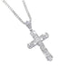 Bling Religious cross Diamond Car Accessories for Women, Crystal Car Rear View Mirror Charms Car Decoration, Lucky Hanging Interior Ornament Pendant