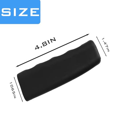 1 Pcs Car Handbrake Cover, Car Silicone Handle Sleeve, Brake Grip Sleeve Protector, Car Handbrake Protector, Suitable For Most Vehicle - color: Black