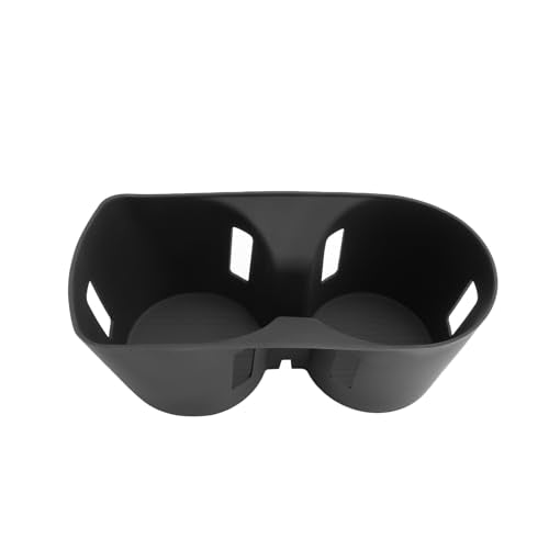 BIBIBO for 2026 Palisade Silicone Cup Holder 2026 Hyundai Palisade (SE, SEL, SEL Convenience, SEL Premium, XRT Pro, Limited, Calligraphy) Center Console Insert Cup Holder - color: Black-Cup Holder