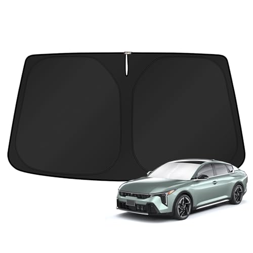 KUST Windshield Sunshade for Kia K4 2025 2026 Accessories Sun Shade Window Sun Visor Protector Foldable Blocks UV Rays Keep Your Car Cooler - size: FOR | Kia K4 2025-present