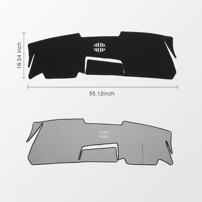 KUST Black Dash Cover for Mazda CX-30 CX30 2020-2024 2025 2026(Without HUD) Polyester Dashboard Cover Non-Slip Interior Accessories for CX30 Dash Mat Sunshade Windshield Glare