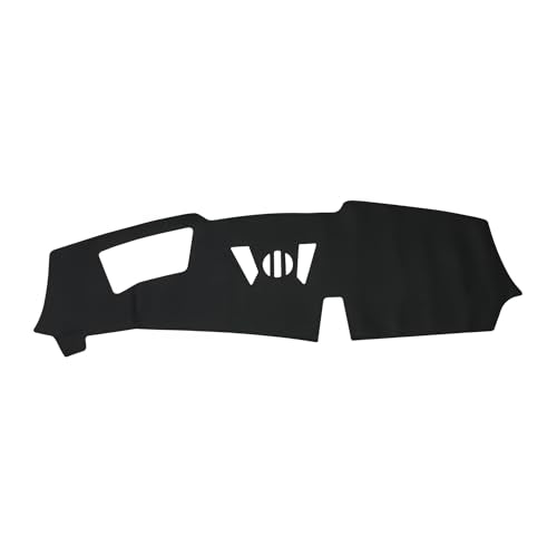 Faux Leather Dashboard Cover for BMW X6 with HUD 2023-2024 with Hud Dashboard Mat Anti-Slip Sun UV Heat Shield Protection Black 1 Pc