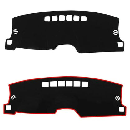 Car Dashboard Cover Anti-Scratch Dash Cover Interior Dash Covers - for Jeep Patriot Compass 2011 2012 2013-2017, Black(Black Edge)