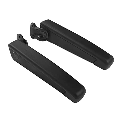 1 Pair Car Seat Armrest, Car Adjustable Seat Armrest Shock PU Sponge Black Universal for Automobiles Trucks