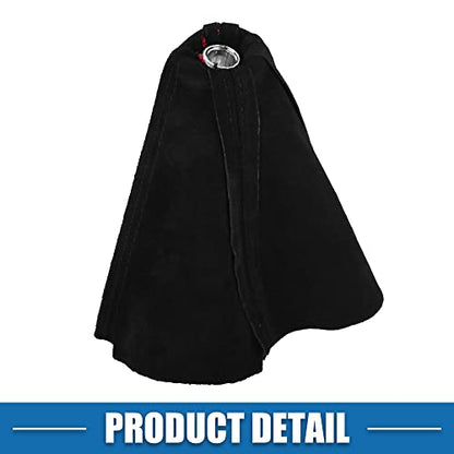 Car Shift Boot Cover Universal Gear Shift Knob Boot Dust Cover Suede Black with Red Line