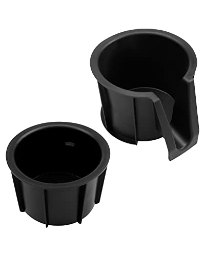 Cup Holder Center Console Inserts Fit for Toyota 4RUNNER 2014 2015 2016 2017 2018 2019 2020 2021 Replaces 66991-35030 66992-35030