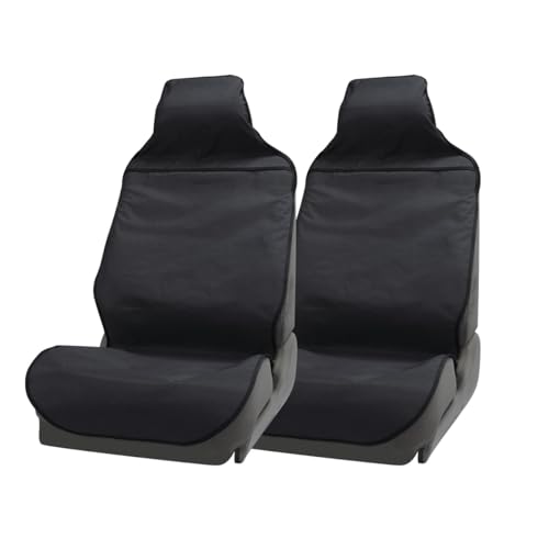 Waterproof Car Seat Cover Automotive Seat Covers for Cars Trucks and SUVs Car Seat Cover Protector Front Seats Black-2
