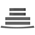 CARTIST Door Sill Protector for Toyota RAV4 2019-2025, Door Sill Guards & Rear Bumper Protector Kit for RAV4 Accessories, 5PCS Black
