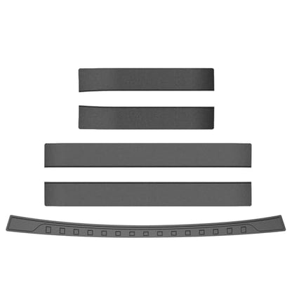 CARTIST Door Sill Protector for Toyota RAV4 2019-2025, Door Sill Guards & Rear Bumper Protector Kit for RAV4 Accessories, 5PCS Black