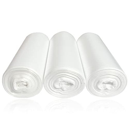 SOSOHOME 6 Gallon Trash Bags, Small Garbage Bags, Fits 5-6 Gallon Bins, Clear Wastebasket Trash Liners, 75 Counts - size: 25 Count (Pack of 3)