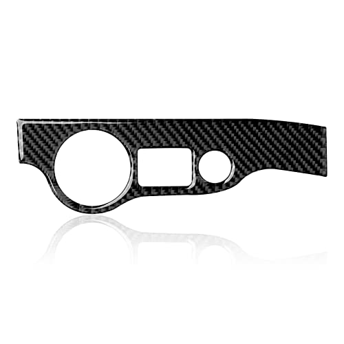 Car Headlight Switch Cover Trim Decals for 2011-2023 Dodge Charger Accessories Carbon Fiber Stickers - color: Headlight Switch Cover