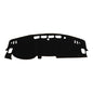 Dash Cover for Nissan Altima 2019-2025 No Hud Dashboard Cover Car Interior Anti-Slip/Anti Dust Polyester Black with Brown Edge 1 Pcs - color: Black with Brown Edge