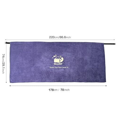Window Tint Tools Car Door Panel Guard Protector, Reusable Waterproof Microfiber Towel for Window Film Installing, Scratchproof Absorbent Water Shield Tool, 70 x 30 inches Towel Cover