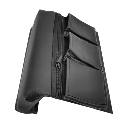 Luxshiny Car Armrest Organizer Multi Functional Door Storage Support Luxurious Cushion for Car Interior Convenient Phone Key Holder Easy to Clean Design