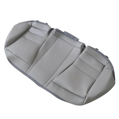 NLQR Back Car Seat Cover, Rear Bench Bottom Vinyl Cover Gray Compatible with Honda Accord 2008 2009 2010 2011 2012 - color: Gray