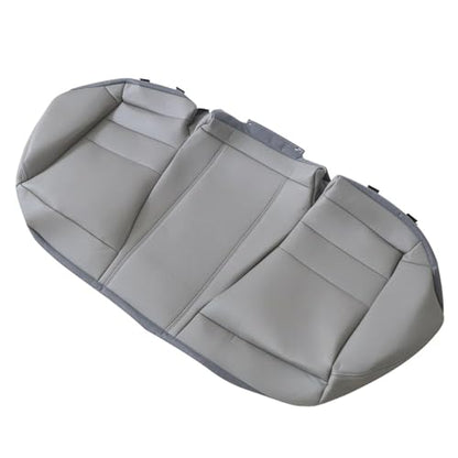 NLQR Back Car Seat Cover, Rear Bench Bottom Vinyl Cover Gray Compatible with Honda Accord 2008 2009 2010 2011 2012 - color: Gray