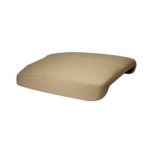 A ABIGAIL Center Console Armrest Cover Repacement Compatible with 2008 2009 2010 2011 2012 Honda Accord Auto Leather Suture Console Lid Cover Replacement (Beige) - color: Beige