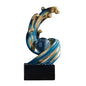 AWNR Blue Abstract Art Statue, Sculptures Home Decor for Shelf, Living Room, Table Top, Dining Table Centerpiece, Office, Men's Room, Entryway (Abstract A) - style: Abstract A