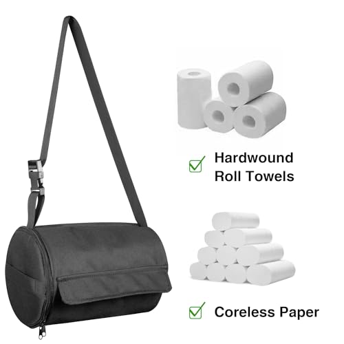 Hanging Camping Toilet Paper Holder - Waterproof Paper Towel Holder Organizer - Portable Roll Paper Reusable Storage Bag