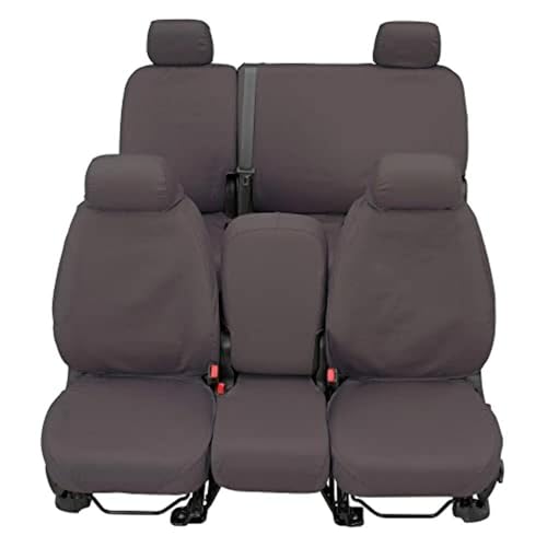 Covercraft SS2412PCGY Gray Bucket Seat Cover for Ford F150 '09 , Grey