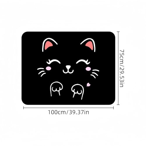 Universal Car Trunk Mat 29" x 39", Cute Kitten Pattern All Weather Trunk Protection Cargo Liner, Durable Cargo Mat Rear Trunk Liner, Stylish Vehicle Interior Accessories Suitable for Most Car Models - color: Cute Kitten