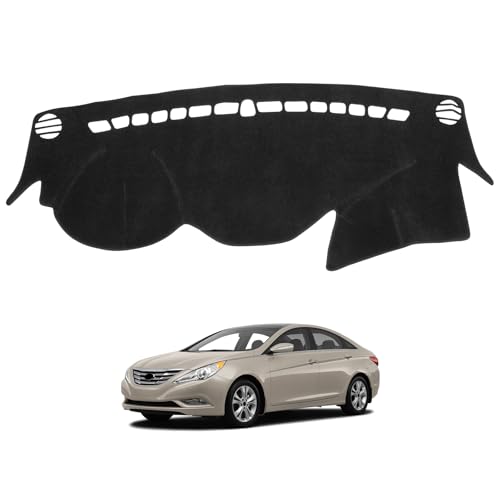 Dash Cover Mat Compatible with Hyundai Sonata 2011 2012 2013 2014 Dashboard Cover for Pad Custom Car Dashboard Interior Accessories Ornament - size: Compatible with Sonata 2011-2014
