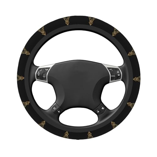 Master Mason Masonic Universal Steering Wheel Covers, Cute Car Accessories for Women Girls Car Truck - color: Master Mason Masonic