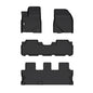 VIWIK Floor Mats Compatible for 2014-2019 Highlander, Car Mats All Weather Protection Custom Floor Liners Full Set Include Front, Rear and Third Row, Automotive Floor Mats TPE Black - style: Fit for 2014-2019 Toyota Highlander 7/8 Seat