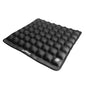 Air Inflatable Seat Cushion with Built-in Pump - Pressure Relief Wheelchair Cushion for Sciatica & Tailbone Pain - 441 lbs Capacity, Anti-Slip Pad for Car & Office Chair, 18x17 with Grey Cover