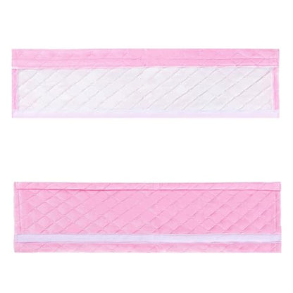 Amooca Soft Automotive Seat Belt Cover Seatbelt Shoulder Pad Neck Protector Cushions Universal Fit SUV Trucks Backpack Pink Extra Long 19.7in - color: Pink, size: 19.7in-1pc