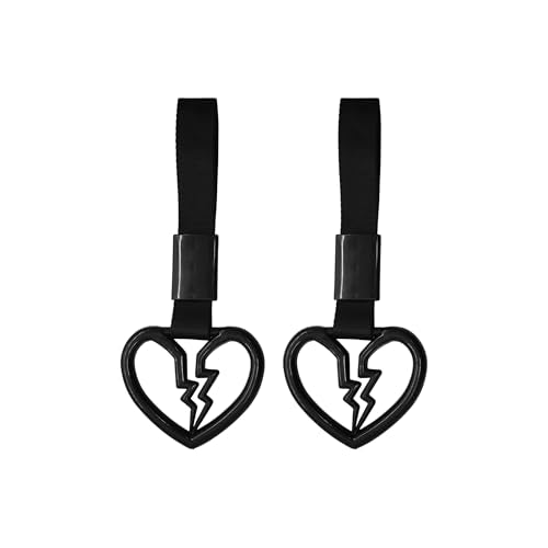 pson Broken Heart Car Handle Strap - color: Black