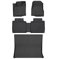 Jenofa-Car Floor Mats for Chevy Equinox 2012-2017 for GMC Terrain 2012-2017 All Weather Floor Mats Cargo Mat Full Set Car Mat for Equinox Set Floor Liners Accessories Black - style: 36|For equinox/terrain|2012-2017|Set