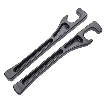 Car Seat Gap Filler Organizer, Universal Fit, Black, PU Leather, 2 Pack with Storage Pockets