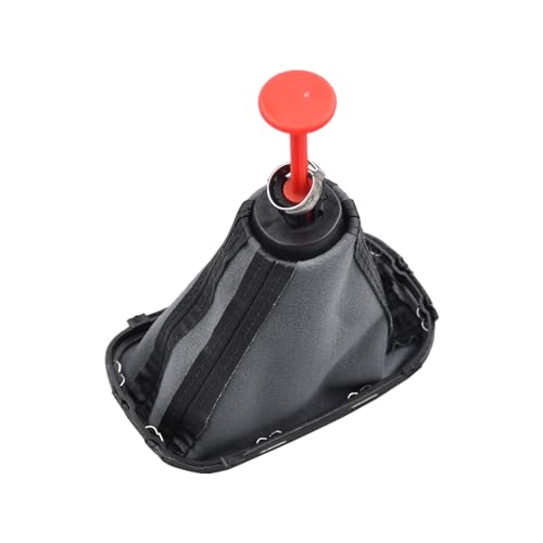 Automatic Shift Lever Gear Shift Knob Gaiter Boot Leather Cover Gear Shift Knob Shifter with Black Leather Gaiter Accessories Replacement Set for Golf 6 Golf 7 Jetta MK6 MK7 Tiguan 5N Sharan 7N