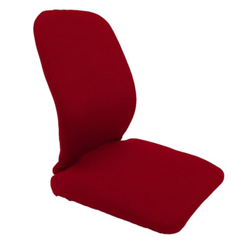 McCarty's SacroEase MSE4-RED – Black Lumbar Back Support Car Seat Cushion with Red Colored Cover – Black Sacro Wedge Lumbar Support for Car Seat use - 16 in. x 15 in. x 19 in. in. - color: Red